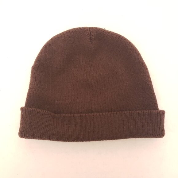Unisex Adults Chocolate Brown Color Cute Hat Beanie - Picture 6 of 8